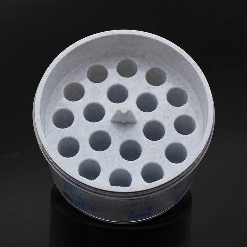 Orange and blue process cooling box for freezer cell recovery with gradient freezing technology