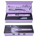 Mini steam splint spray hair straightener in champagne colour with 200W power rating