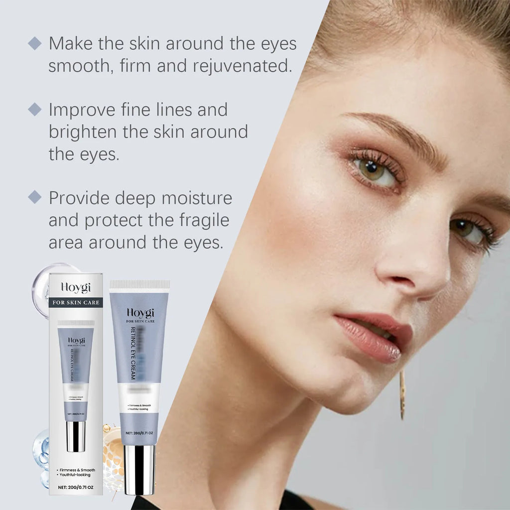 A 20g jar of retinol moisturising soft eye cream for the delicate eye area.