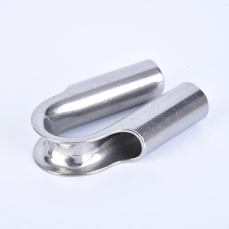 Stainless steel tubular chicken heart round sleeve ring industrial fastener component