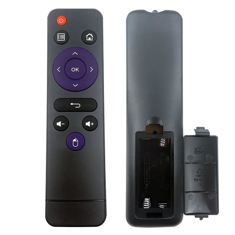Plastic replacement remote control for Android TV box compatible with H96 MAX MXQ HY300 HY320 models