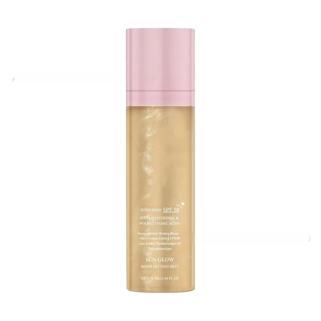 75ml makeup setting spray bottle with moisturising and nourishing toning lotion properties