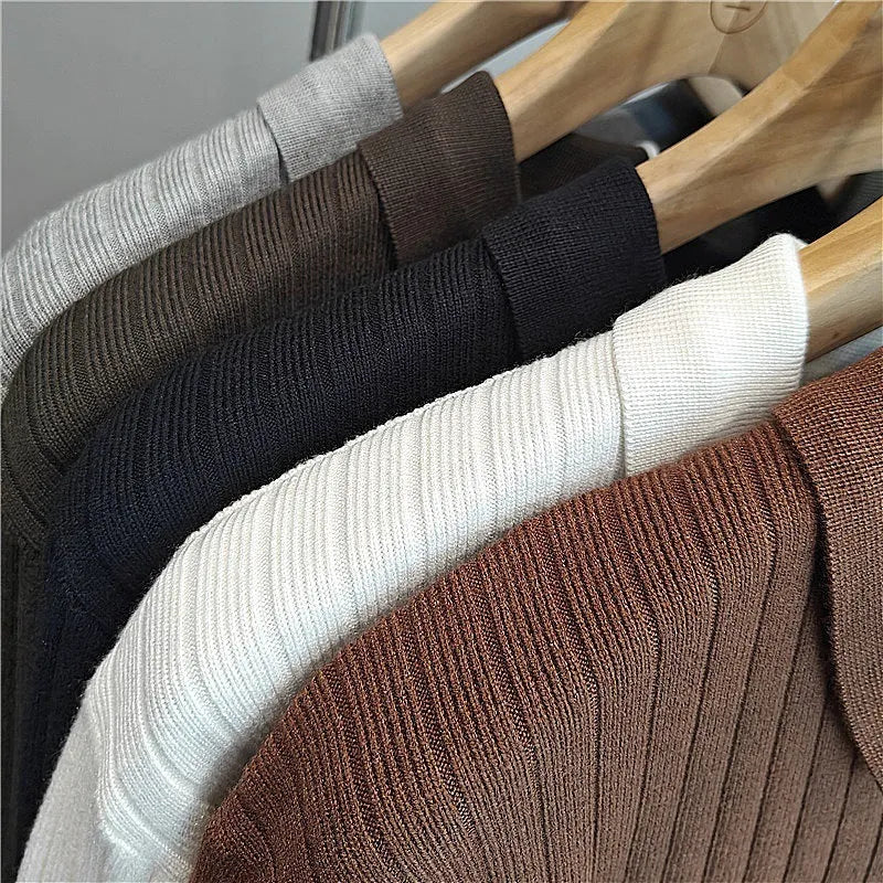 Men's loose fit rabbit fur modal knitted pullover sweater in light gray colour