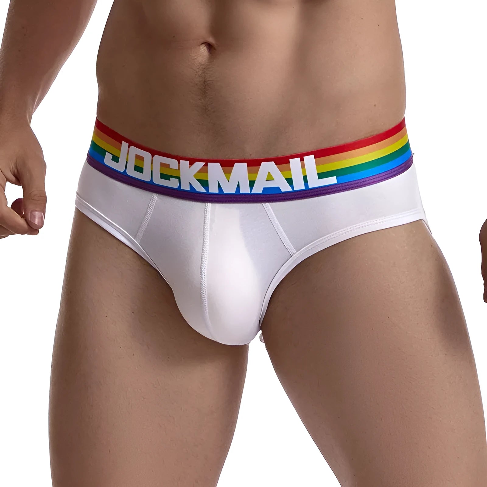 Men's low waist nylon briefs in solid black colour, breathable stretch fabric, available in sizes L to XXL