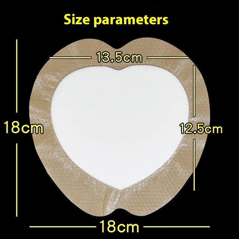 Skin-coloured large silicone bedsore sticker dressing for pressure relief