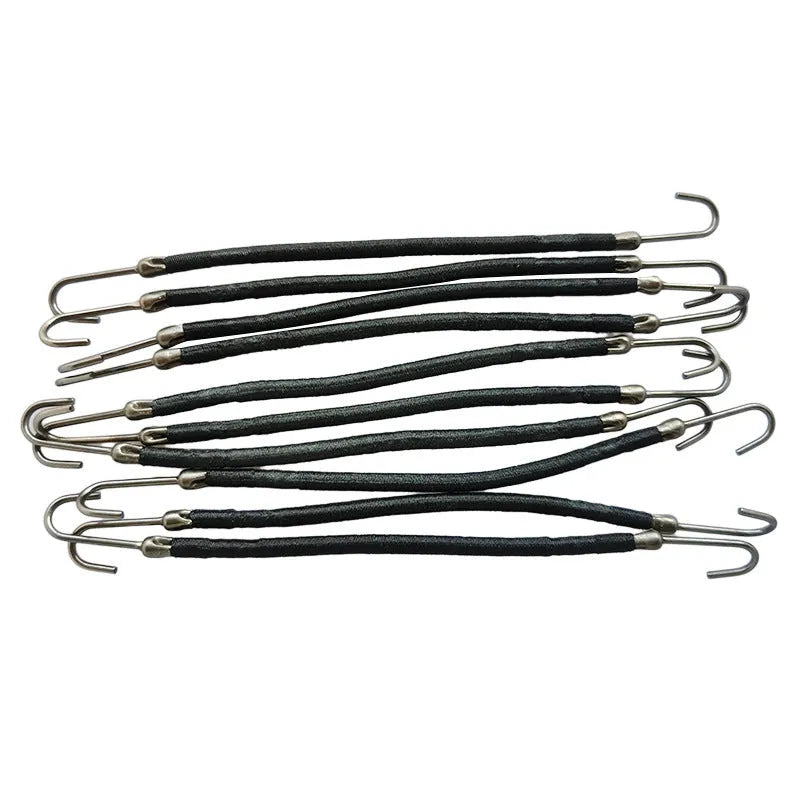 Wig double hook hair tool in solid colour with double-hook design for styling