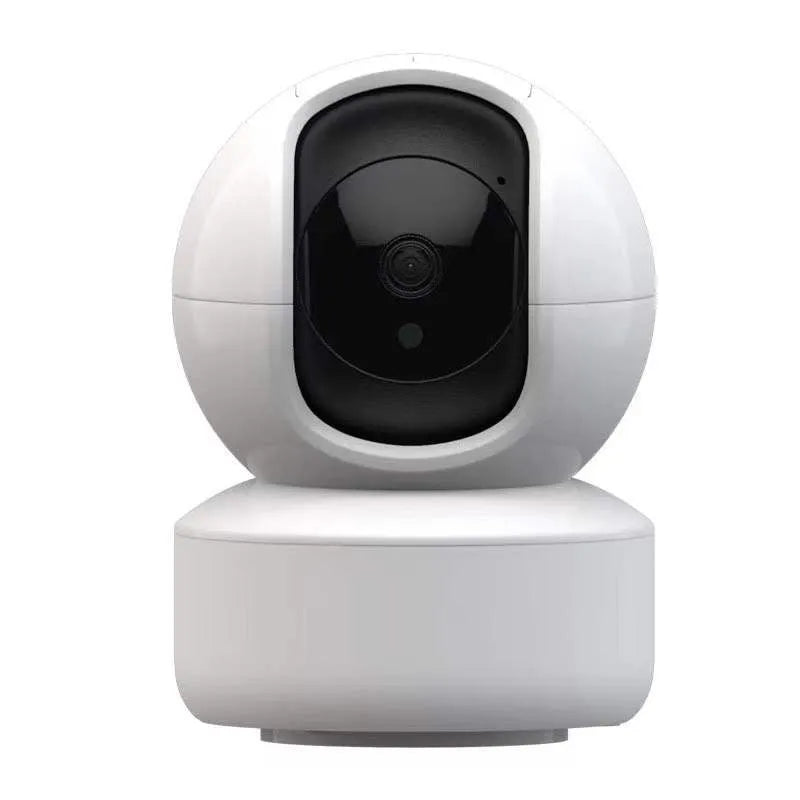1080P 5G dual band wireless security camera with night vision and built-in microphone in black