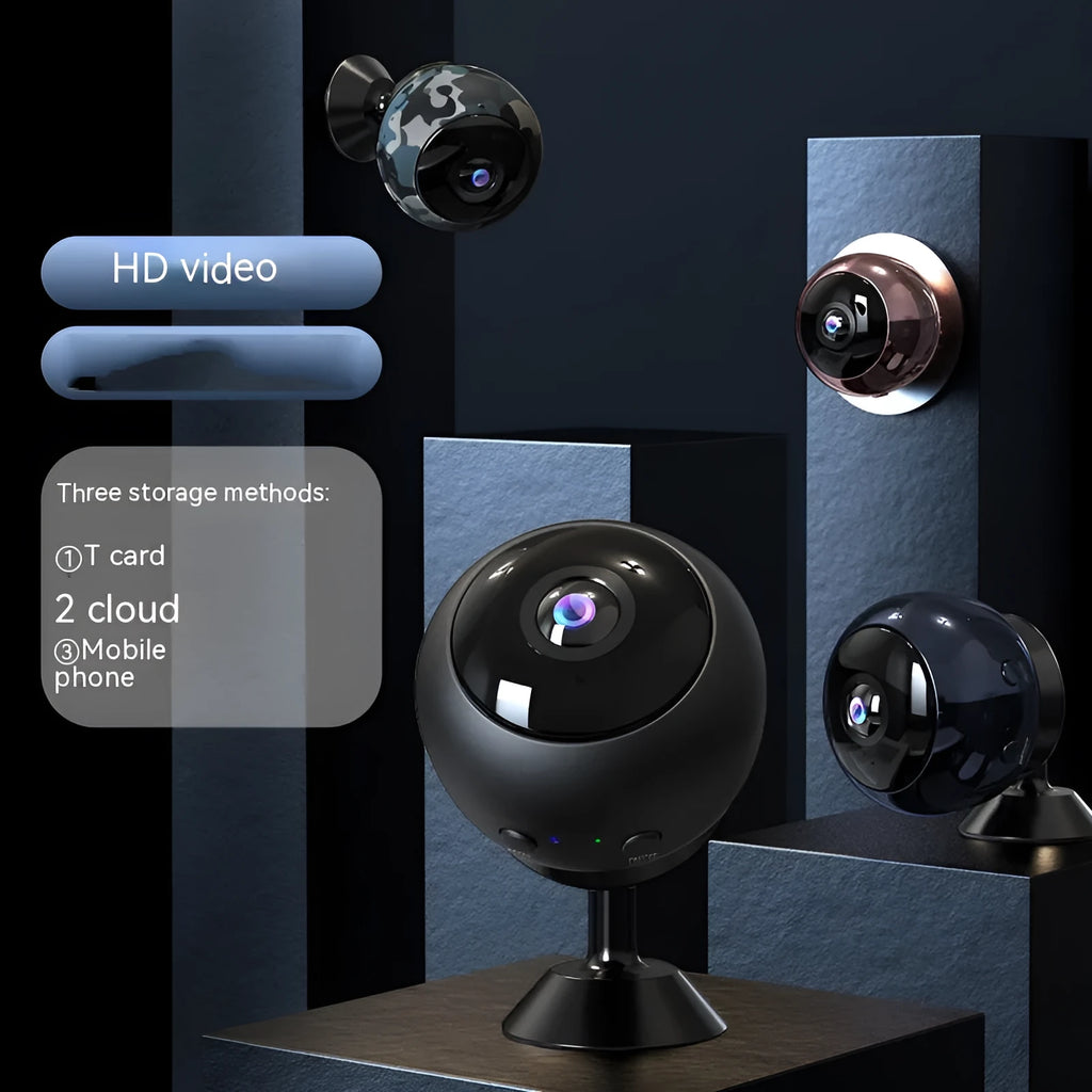 1080p wireless WIFI surveillance camera with 3.6° lens and ABS material housing