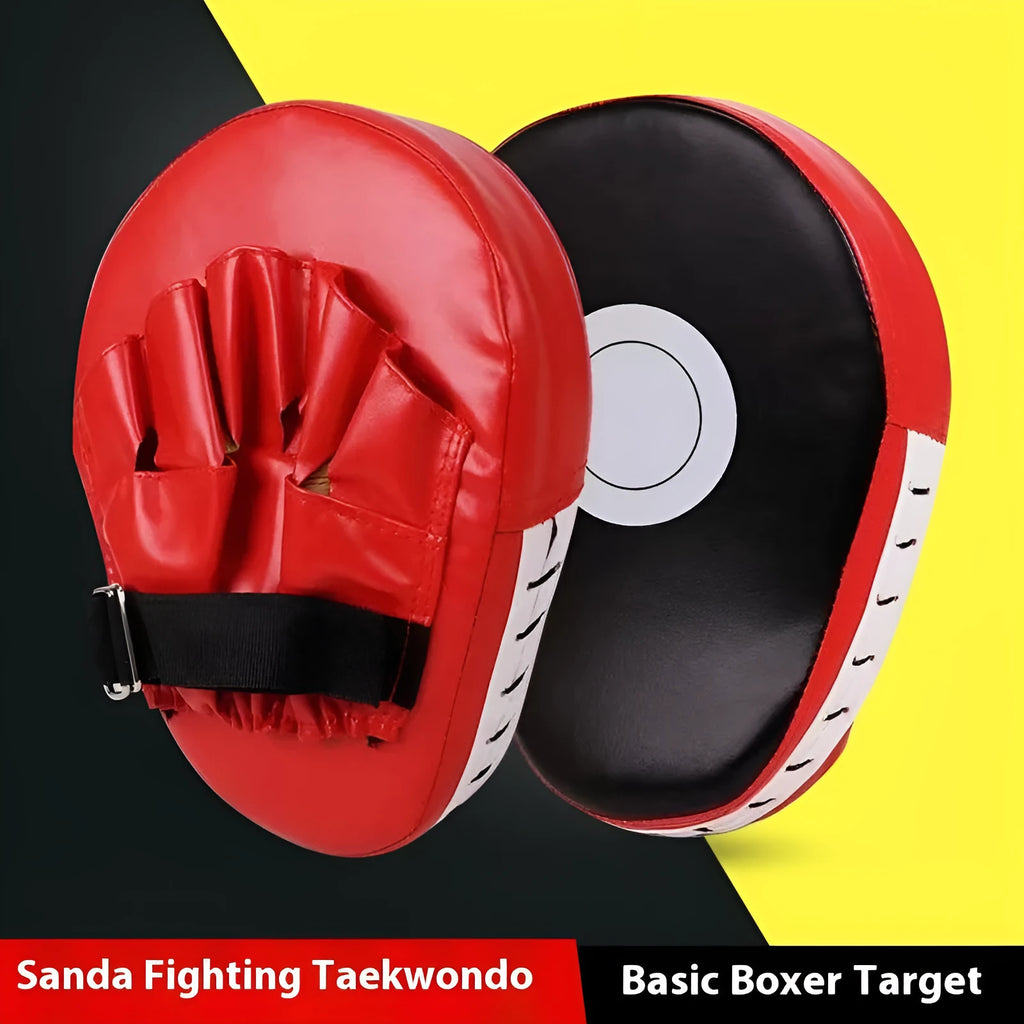 Vertical boxing punch mitts for Sanda and Muay Thai training with adults and children