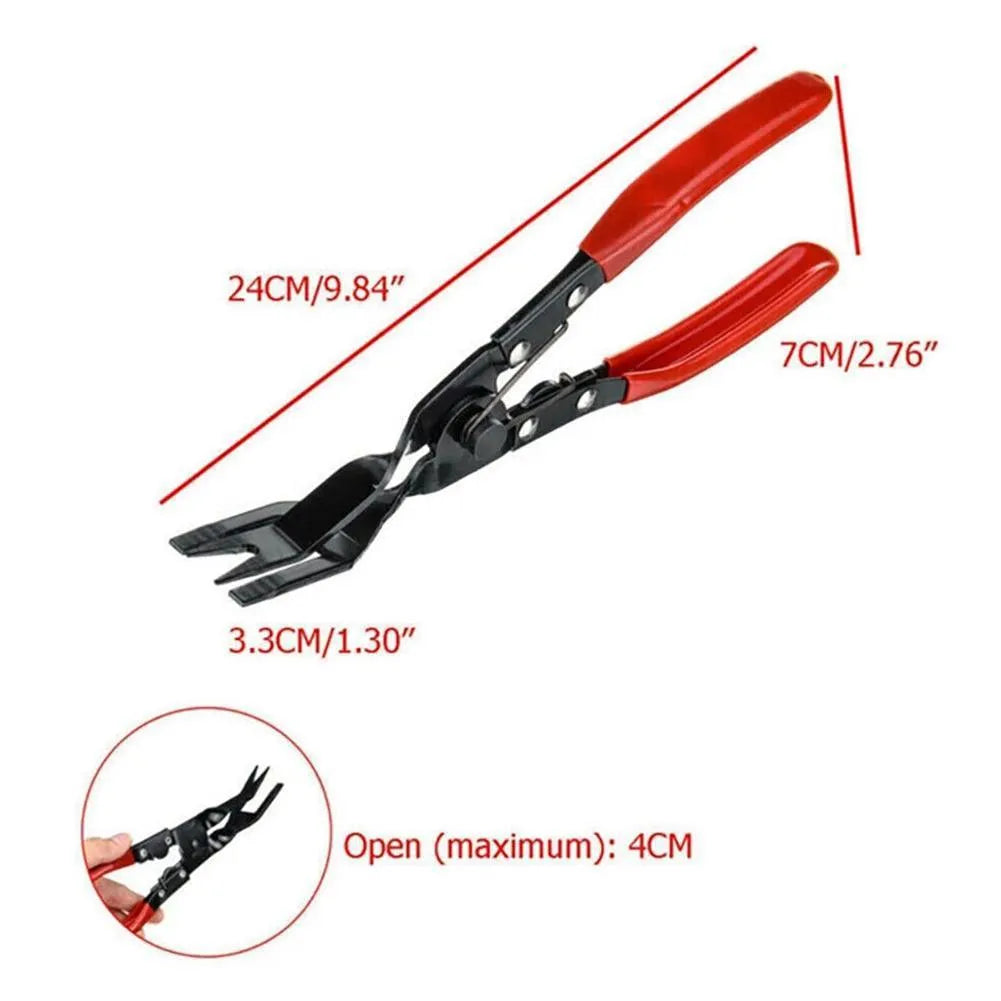 Blue car universal disassembly separator pliers with 240mm length for automotive trim removal