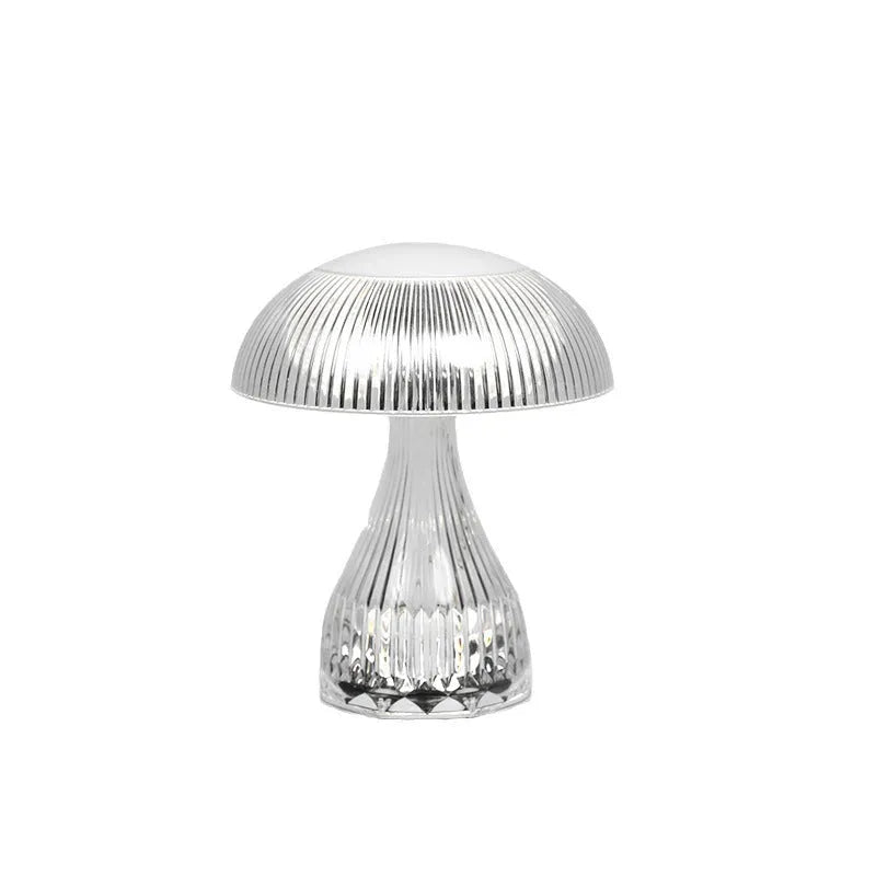 USB-rechargeable touch control night lamp with three-colour LED light