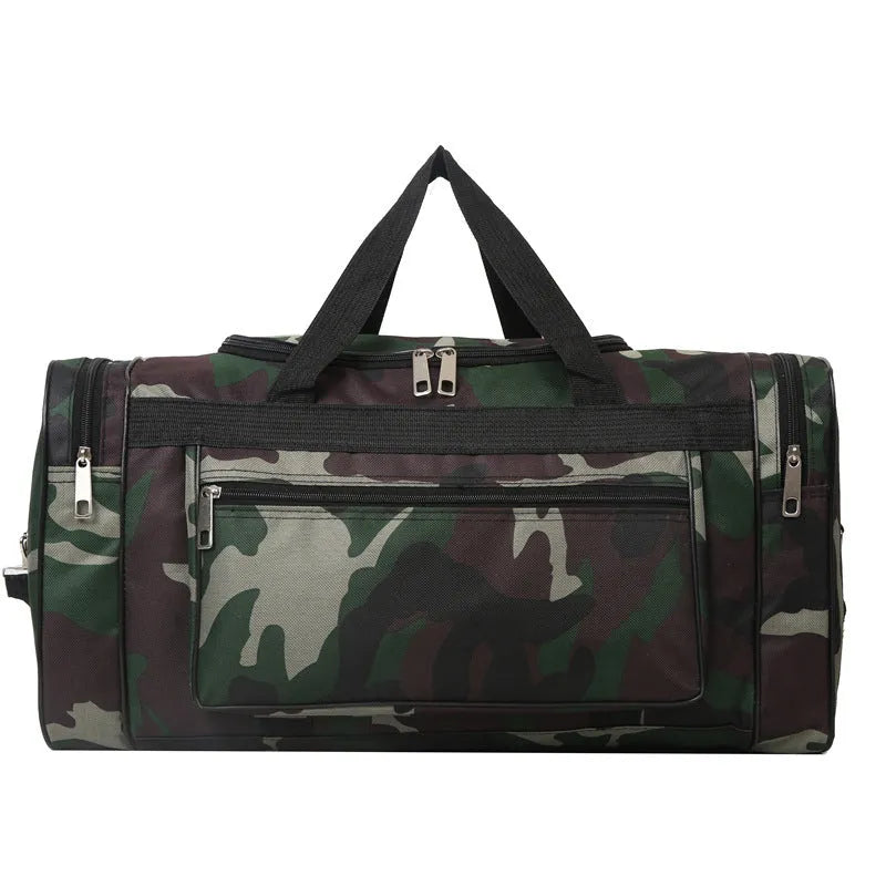 Camouflage pattern waterproof luggage bag with below 20L capacity and polyester lining