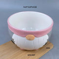 White porcelain creative Christmas ornament fruit plate snack storage tray with modern simplicity design